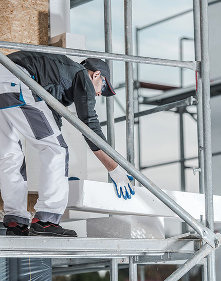 isolation exterieure echaffaudage